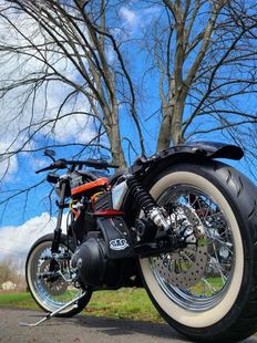 1987 Sportster 1100 30th Anniversary — Rear three-quarter outdoor view