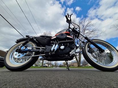 1987 Sportster 1100 30th Anniversary — Low right-side profile