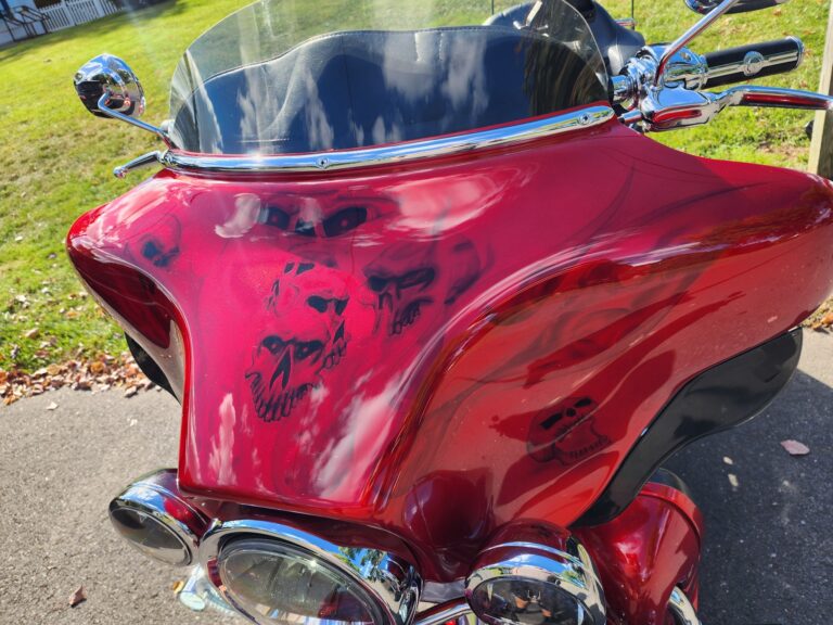 2008 Ultra Classic Custom — custom red front fairing