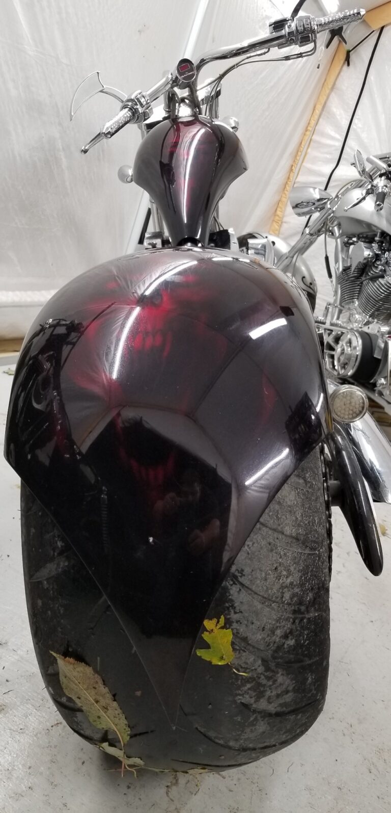 2009 Big Bear Choppers Sled 300 rear paint detail