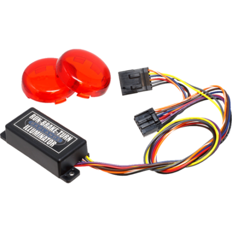 Badlands Illuminator with Red Lenses · Sportster