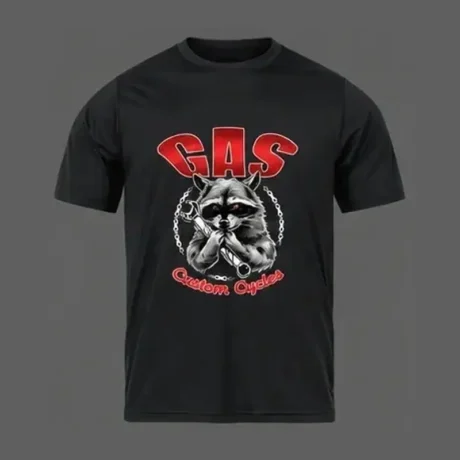 GAS Garage Raccoon T-Shirt